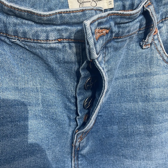 Jessica Simpson High Rise Vintage Straight Leg size 12/31 - Picture 3 of 7